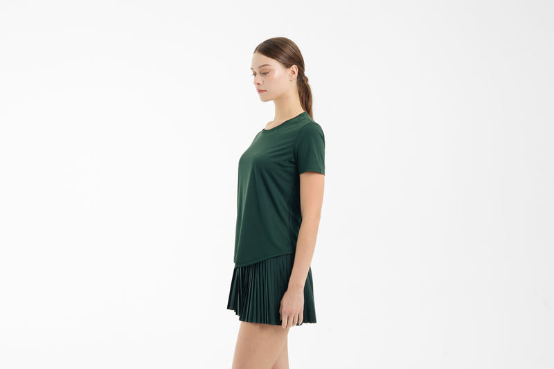 Dark Green Breeze Bamboo Long Top