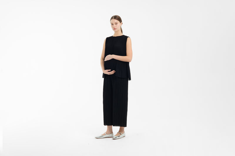 Pleated Maternity Pants