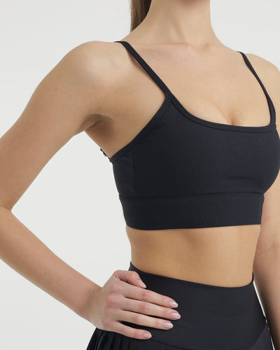 Black Scoop Bralette