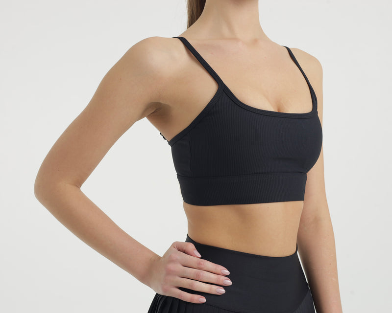 Black Scoop Bralette