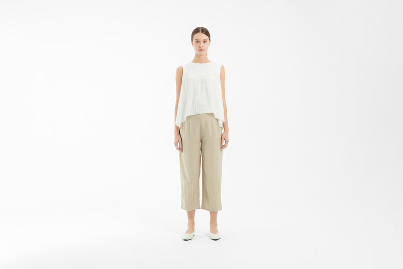 Taupe Relaxed Maternity Pants
