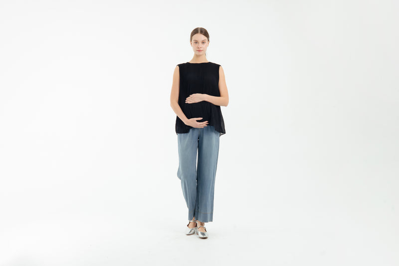 Dark Blue Daily Ultrasoft Bamboo Maternity Jeans