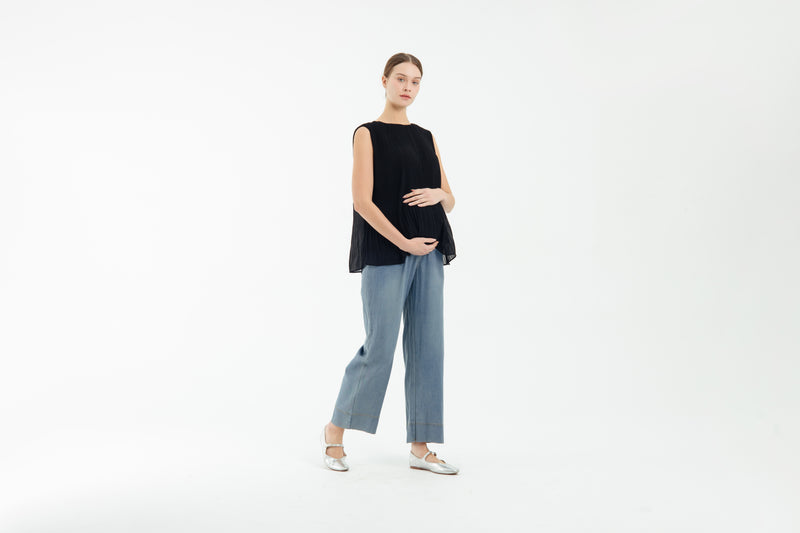Dark Blue Daily Ultrasoft Bamboo Maternity Jeans