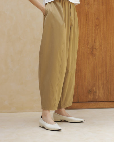 Tan Daily Barrel Pants