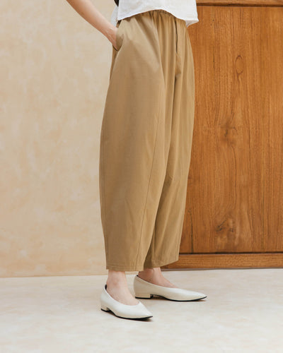 Tan Daily Barrel Pants