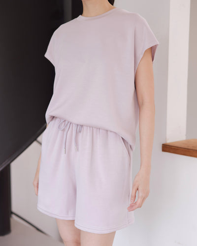 Lilac Bamboo Lyocell Daily Short Set
