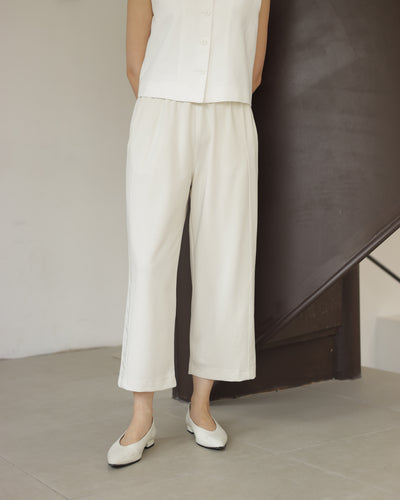 Cream Essential Bamboo Cullotes