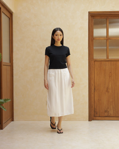 White Briela Skirt