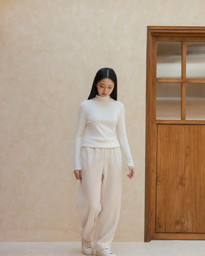 Cream Ultrawarm Winter Relaxed Pants