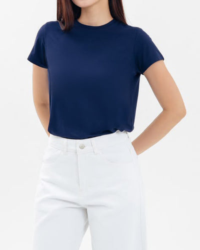 Navy Essential Bamboo T-Shirt