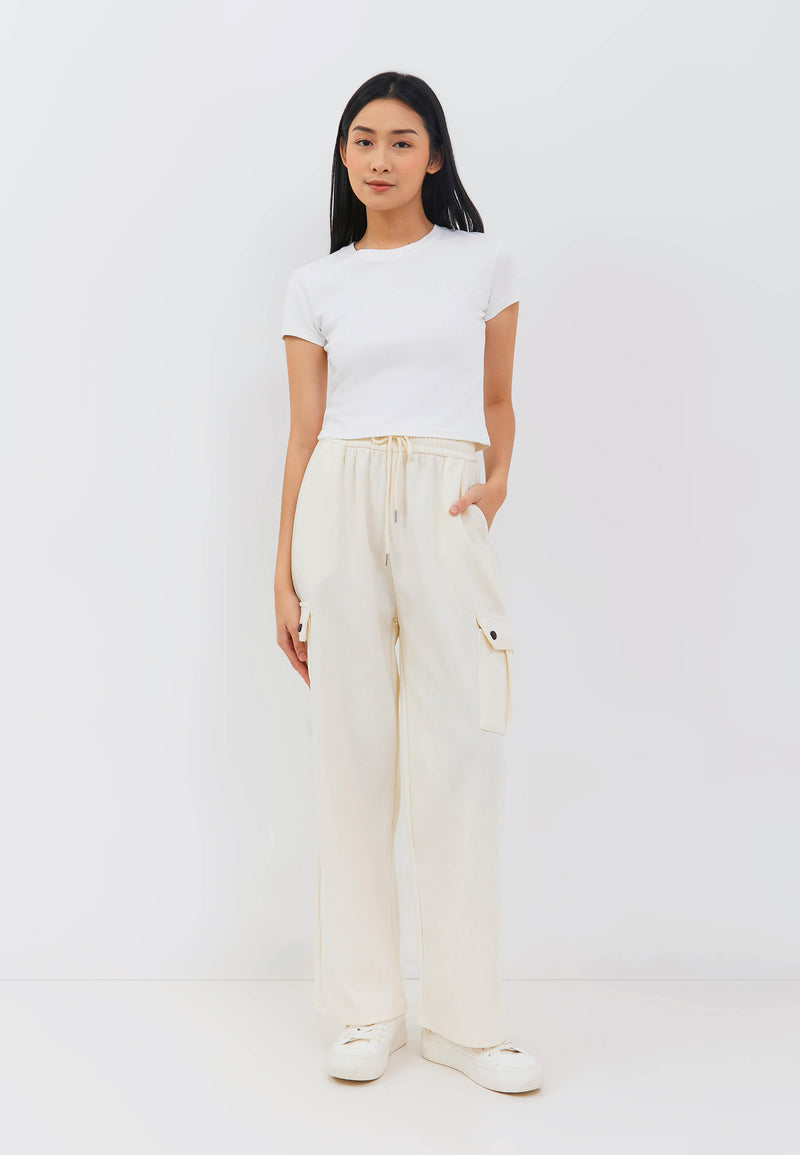 Beige Cargo WInter Pants - Hellolilo