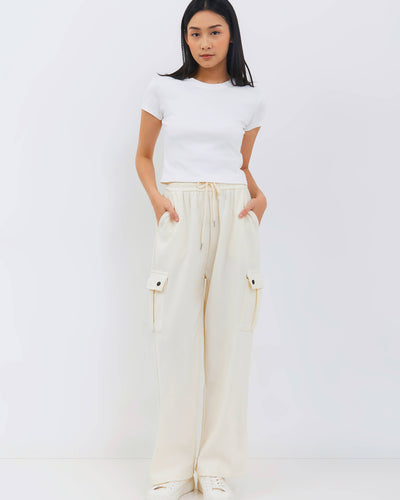 Beige Cargo WInter Pants - Hellolilo