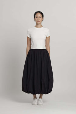 Black Balloon Skirt - Hellolilo