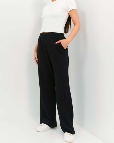 Black Bamboo Lyocell Daily Pants - Hellolilo