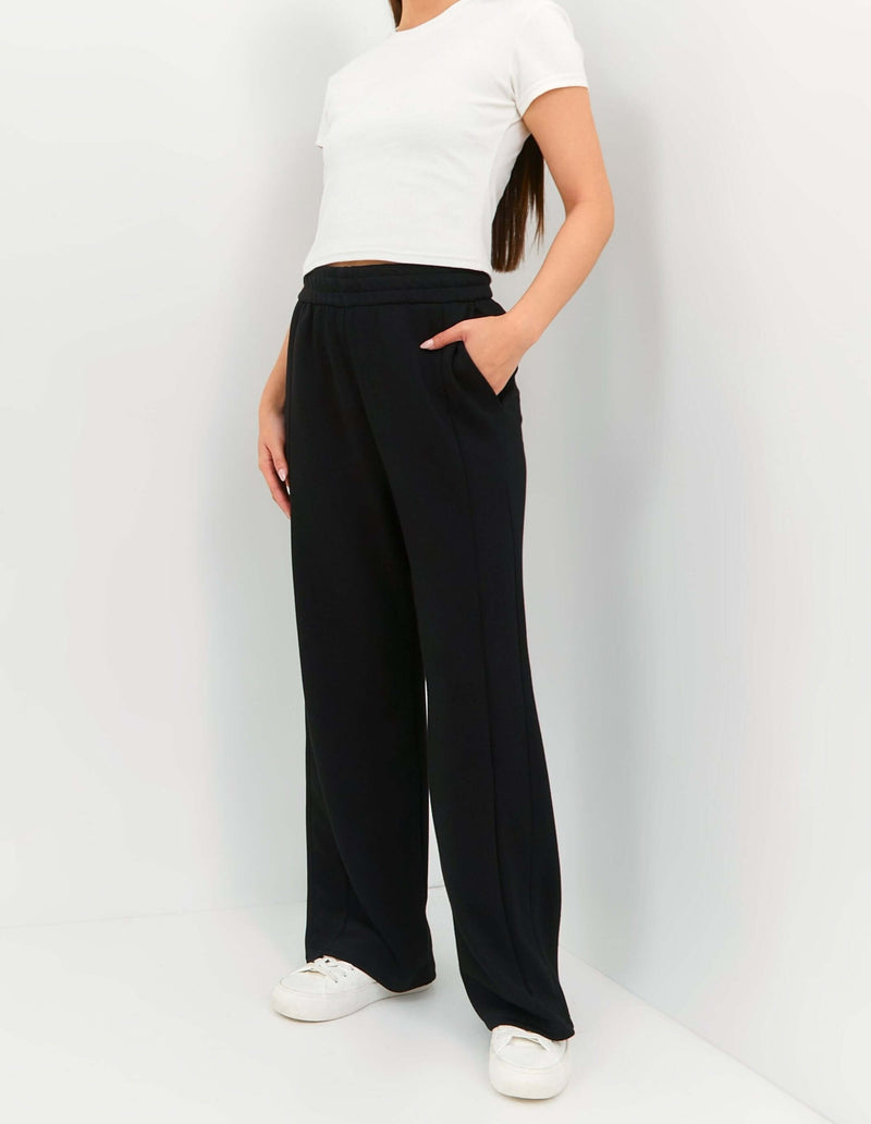 Black Bamboo Lyocell Daily Pants - Hellolilo