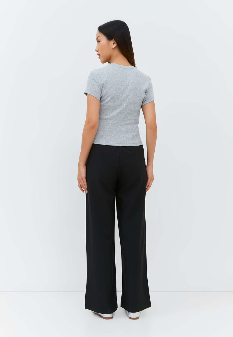 Black Basic Pants - Hellolilo