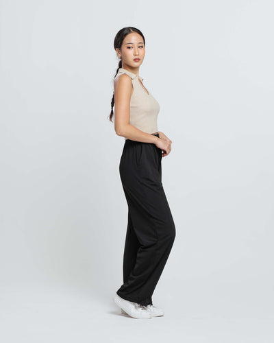 Black Ice Lyocell Two Way Pants - Hellolilo