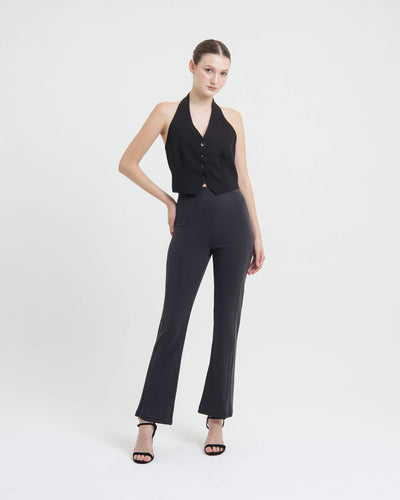 Black Luna Flare Pants - Hellolilo