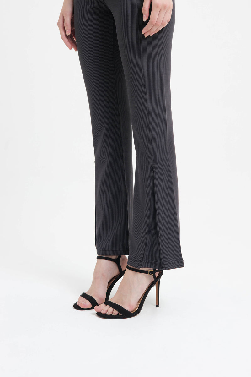 Black Luna Flare Pants - Hellolilo