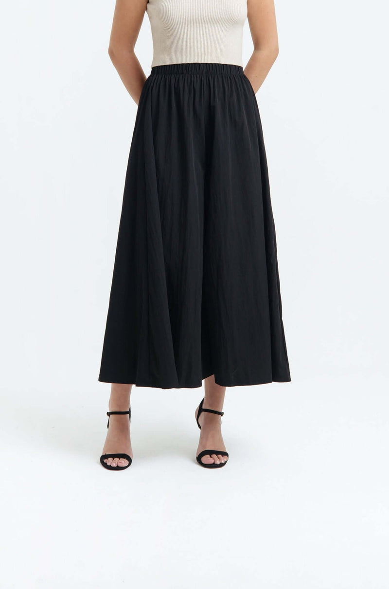 Black Palazzo Pants - Hellolilo