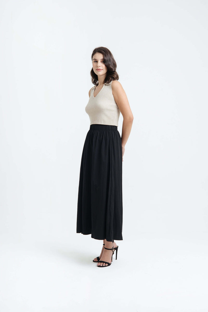 Black Palazzo Pants - Hellolilo