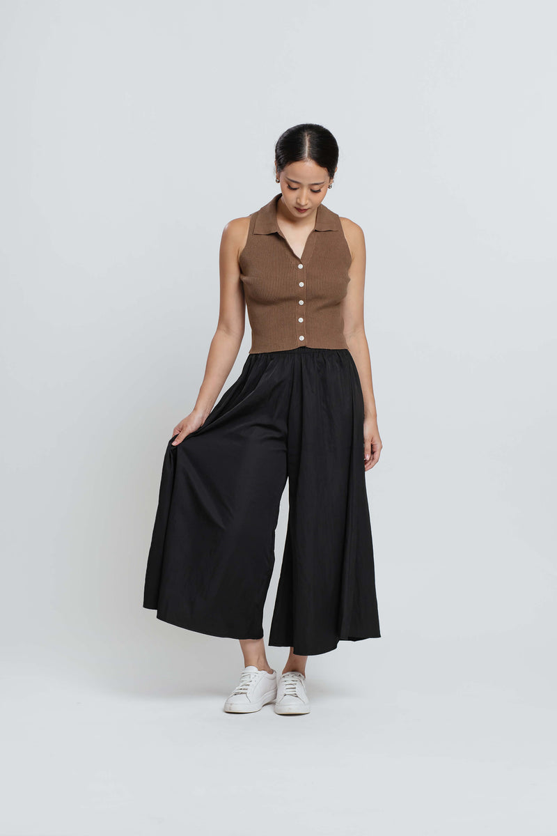 Black Palazzo Pants - Hellolilo