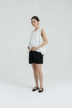 Black That Comfy Maternity Shorts - Hellolilo