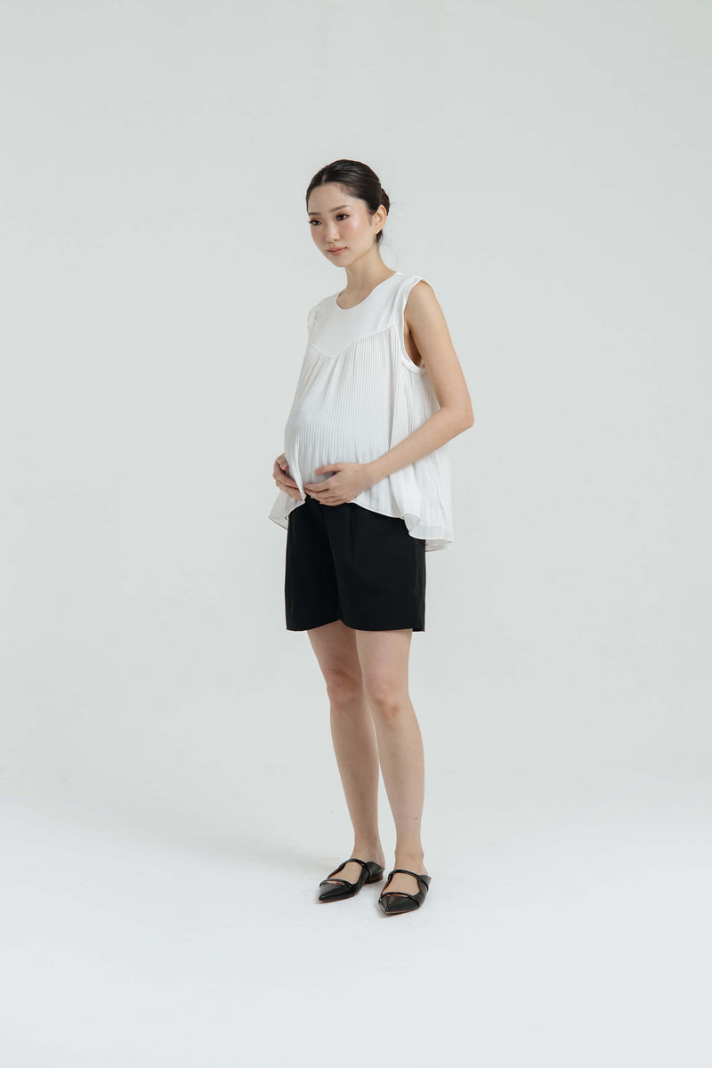 Black That Comfy Maternity Shorts - Hellolilo