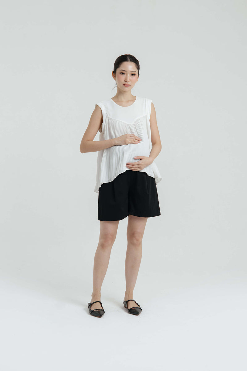 Black That Comfy Maternity Shorts - Hellolilo