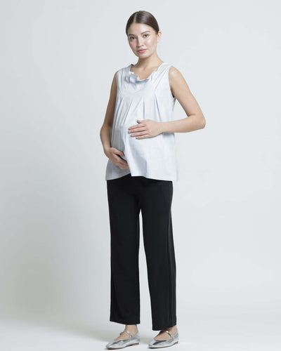 Black Ultrasoft Bamboo 2.0 Maternity Basic Pants - Hellolilo