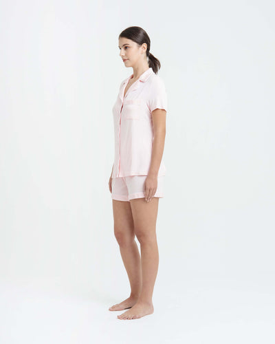 Blush Bamboo Short Pyjamas - Hellolilo