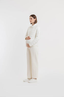 Cream Ultrasoft Winter Maternity Pants - Hellolilo