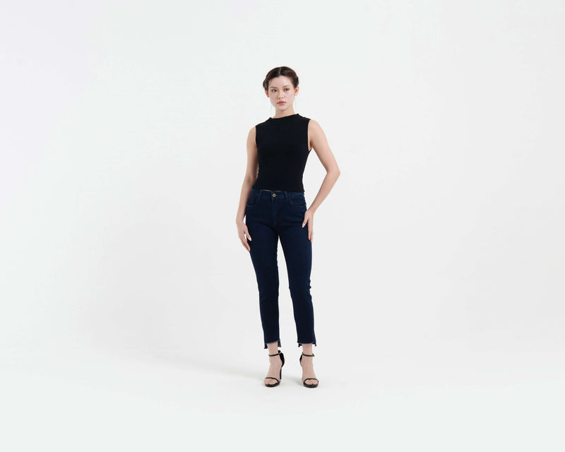 Dark Blue Everyday Jeans - Hellolilo