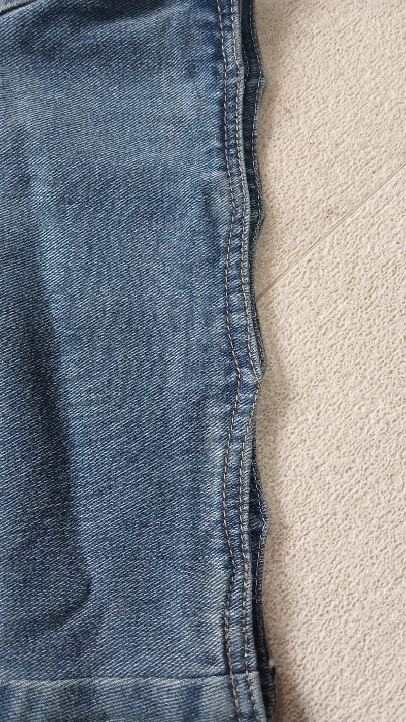 Defective Sale Scallop Denim Shorts - Hellolilo