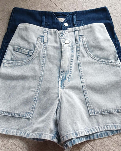 Defective Weekend Denim Shorts - Hellolilo