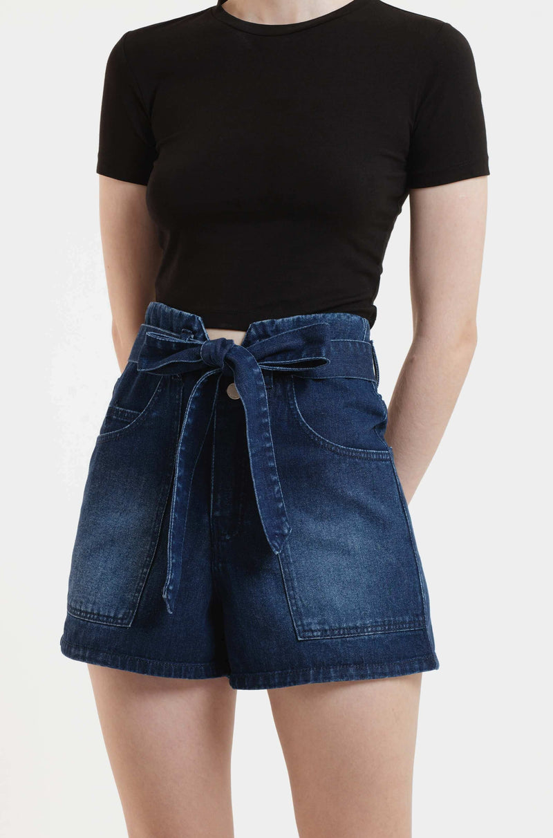 Defective Weekend Denim Shorts - Hellolilo