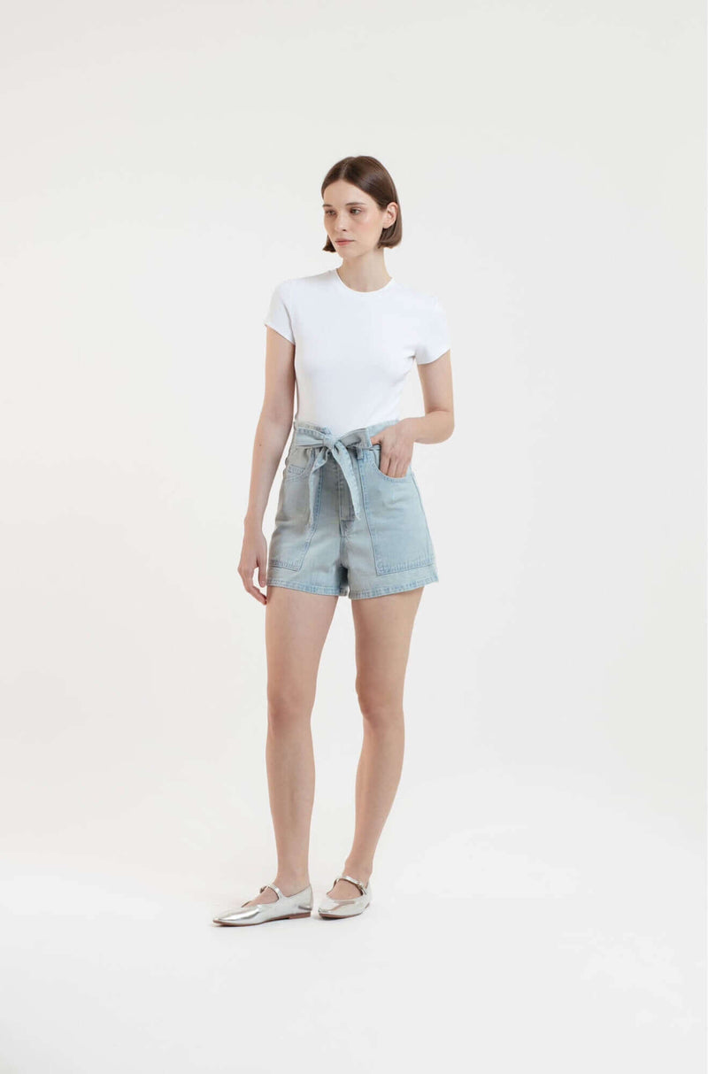 Defective Weekend Denim Shorts - Hellolilo