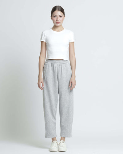 Grey Bamboo Lyocell Relaxed Pants - Hellolilo