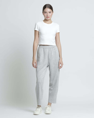 Grey Bamboo Lyocell Relaxed Pants - Hellolilo