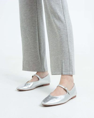 Grey Ultrasoft Bamboo Maternity Slit Pants - Hellolilo