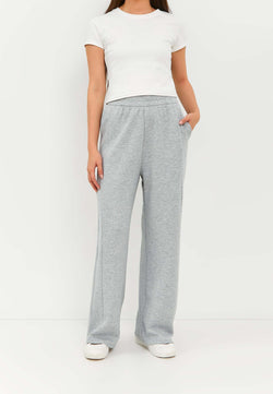 Heather Grey Bamboo Lyocell Daily Pants - Hellolilo