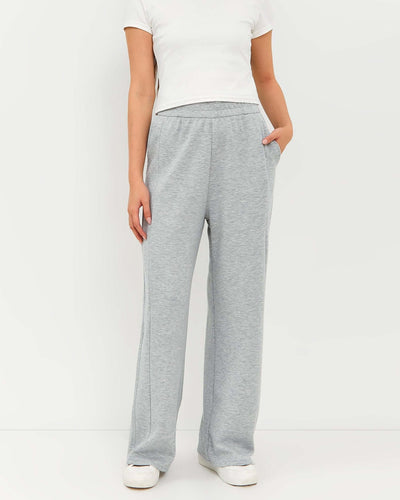 Heather Grey Bamboo Lyocell Daily Pants - Hellolilo