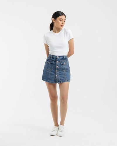 Lea Denim Skorrts - Hellolilo