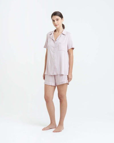 Lilac Bamboo Short Pyjamas - Hellolilo