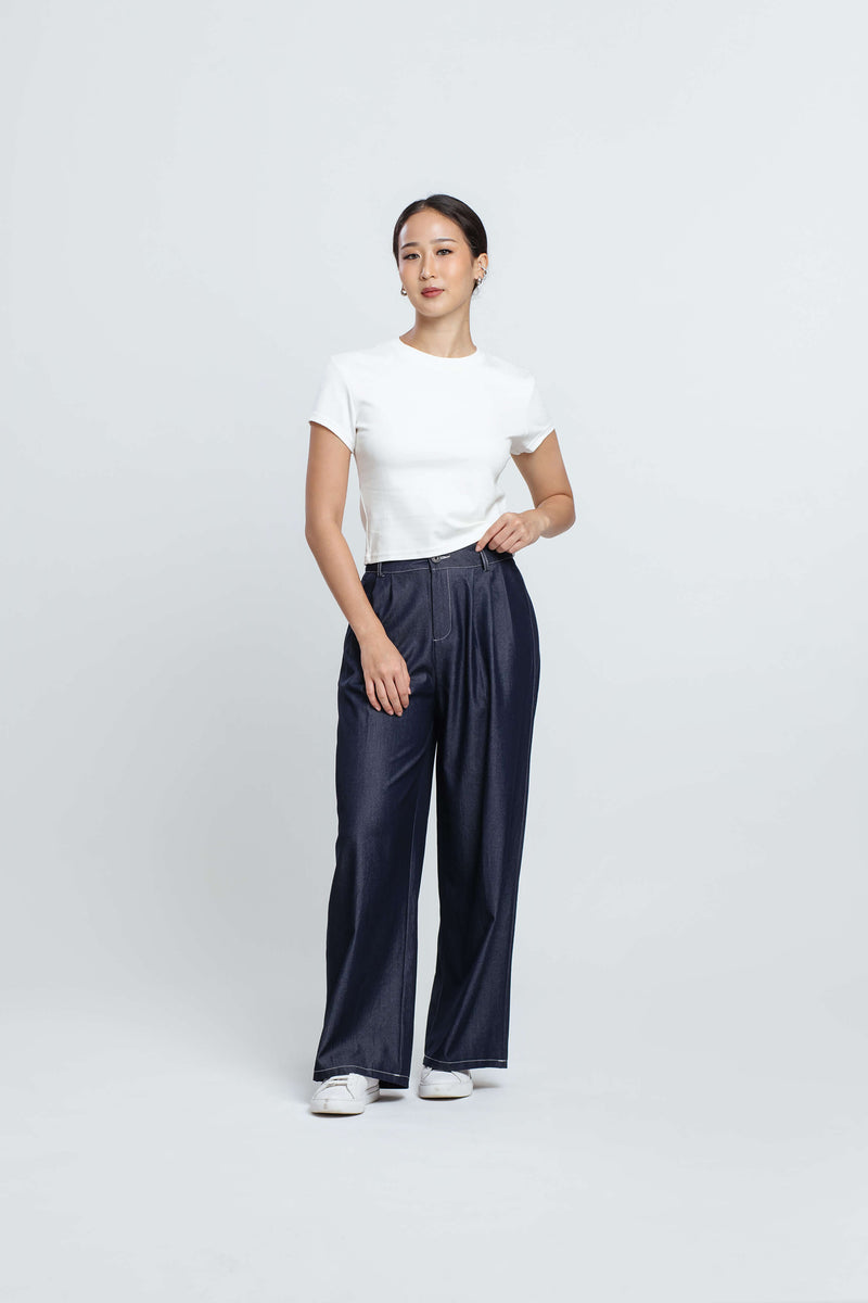 Midnight Blue Ultrasoft Bamboo Jeans - Hellolilo