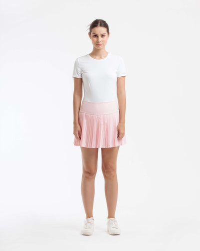 Pink Pleated Tennis Skirt - Hellolilo