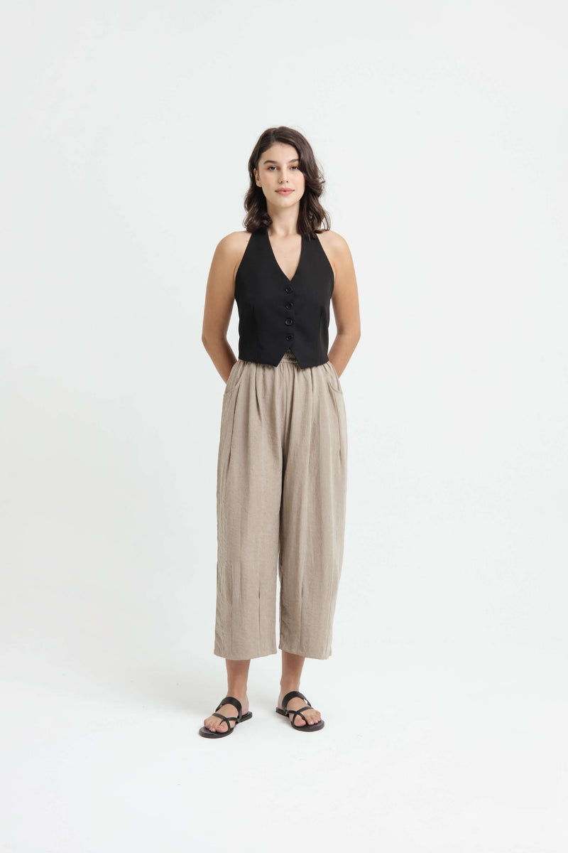 Taupe That Comfy Relaxed Pants - Hellolilo