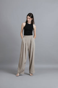 Taupe That Perfect Loose Pants - Hellolilo