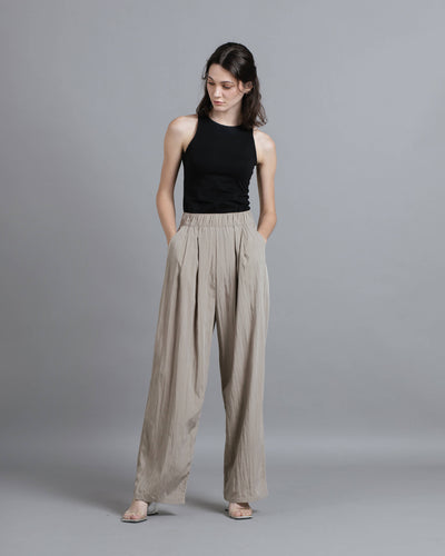 Taupe That Perfect Loose Pants - Hellolilo