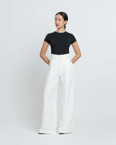 White Gia Pants - Hellolilo